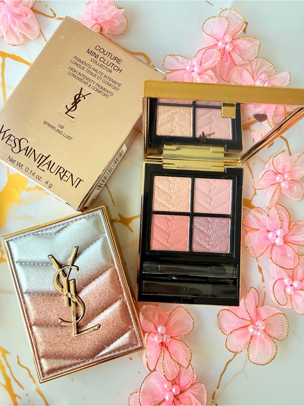 YSL eyeshadows Likited Edition Rare Sparkling Lust 120 New in box - Picture 3 of 5
